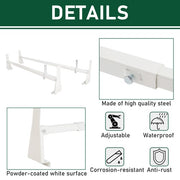 DURAFORCE 41"-77" Universal Ladder Roof Racks 2 Bars For Express GMC Savana Ford E-Series