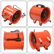 DURAFORCE Industrial Portable Blower Steel Orange 520W 2300CFM 3300RPM 12' 32.8ft Ducting