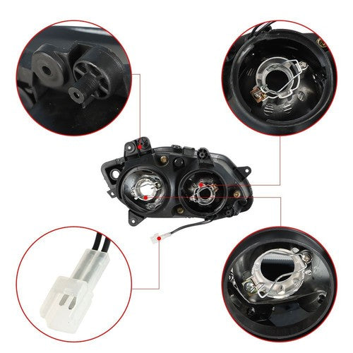 DURAFORCE Front Headlight Headlamp Assembly For Yamaha YZF R1 2004 - 2006
