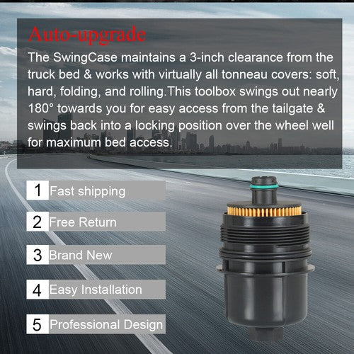 DURAFORCE For Jeep Gladiator Wrangler 3.0L Ram 1500 2020-2021 68507598AA Engine Oil Filter