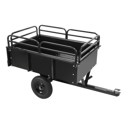 DURAFORCE Heavy Duty Dump Cart for UTV ATV Garden Utility Trailer Yard Lawn Mower 750lb