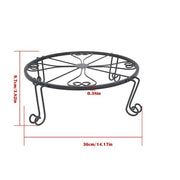 DURAFORCE 2 Pack Plant Stand For Flower Pot Heavy Duty Flower Pot Round Supports Rack