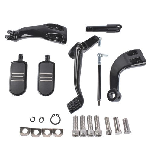 DURAFORCE Mid Control Kit FootPeg for 2004-2013 Harley Sportster Custom Low XL883 XL1200