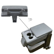 DURAFORCE Center Console Seat Lid Latch For Ford F-150 2010-2018 Brand New Gray Plastic