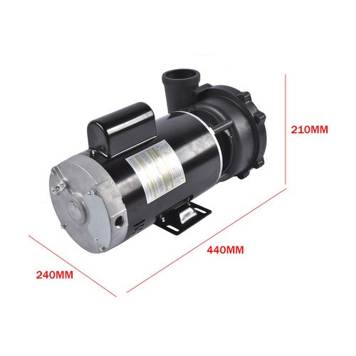 DURAFORCE 56 Frame Spa Pump Motor 4HP 230V Dual-Speed Spa Pump Replacement 3721621-1D