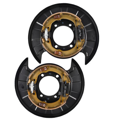 DURAFORCE 2 Pack Rear Brake Parking Plate Left & Right Set for Hyundai Santa Fe 2006-2009