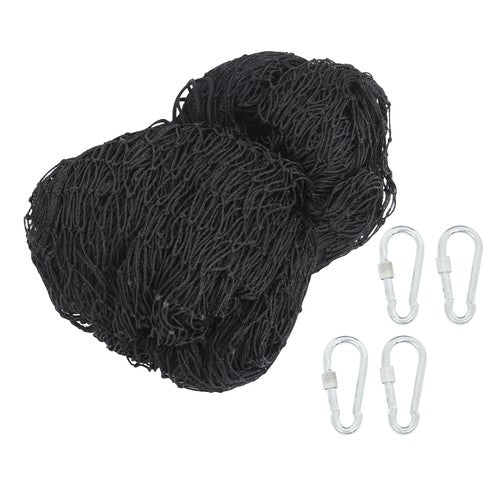DURAFORCE Sports Net,Sports Netting Barrier 15x30FT Baseball Softball Backstop Nets