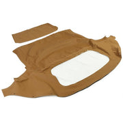 DURAFORCE Fit Mazda Miata 1990-2005 Convertible Soft Top With Plastic Window Tan Cabrio