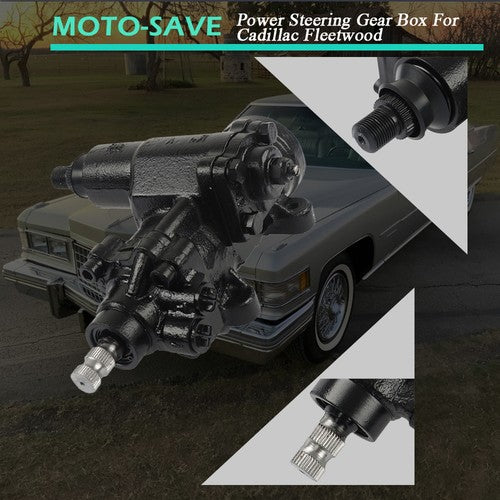 DURAFORCE For 61-76 Cadillac Fleetwood DeVille New Black Power Steering Gear Box 276502