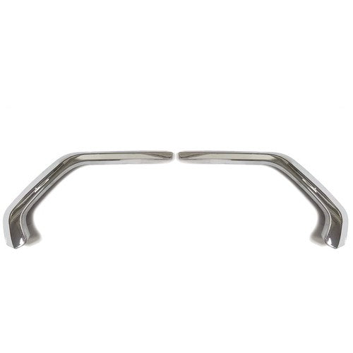ABS Chrome Front Upper Grille Mesh Cover Trim For Toyota RAV4 2019-2024 2025 2x