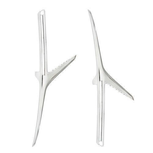 DURAFORCE For Chevy Equinox 2022 2023 Front Grille Molding Trim Left Right Chrome 85139677