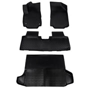DURAFORCE Floor Mats + Cargo Trunk Mat Set for Chevy Equinox GMC Terrain 1.5L 2018-2024