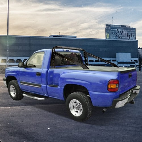 Adjustable Roll Bar Sports Bar Cargo Rack for Full Size Truck Silverado Ram F150