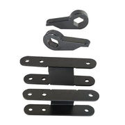 DURAFORCE Fit For Chevy S10 GMC Sonoma Black 1-3'' Torsion Keys Rear Shackles Lift Kit 4x4