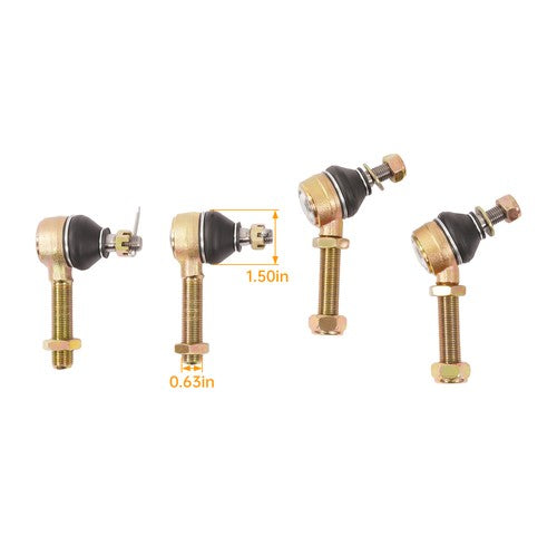 4PCS Steel Front A Arm Ball Joints Colored Zinc for Honda TRX450R All Years
