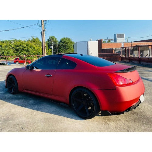 Rear Lower Bumper JDM Style Diffuser Lip for Infiniti G35 03 07 2DR Coupe Black