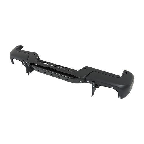 DURAFORCE Rear Step Bumper Assembly With Sensor Holes Black For Toyota Tacoma 2016-2023