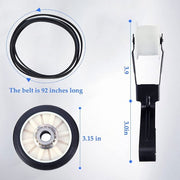 DURAFORCE WP4392065 Dryer Belt Drum Pulley Kit for Whirlpool Kenmore 341241 349241T 691366