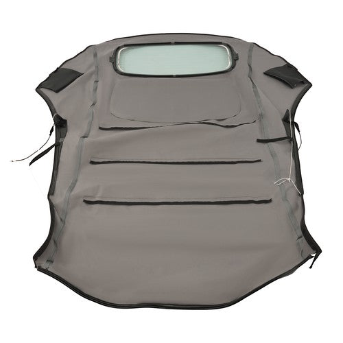 DURAFORCE Black Convertible Soft Top Clear Heated Glass Window For Volkswagen Beetle 03-10