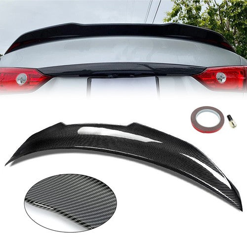 DURAFORCE Rear Trunk Spoiler For 2014 2024 Infiniti Q50 Carbon Fiber Painted PSM Style