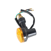 DURAFORCE For Yamaha Kawasaki Honda 4X Motorcycle Turn Signals Blinker Light Black Amber