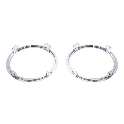 DURAFORCE Fog Light Cover Bezel Chrome Ring for Honda Pilot 2012 2013 2014 2015 LH RH