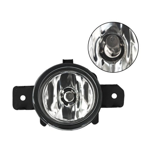 DURAFORCE Set of 2 Clear Lens Fog Light For Nissan Altima 2007-15 LH & RH w/ Bulbs Halogen