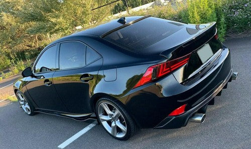 DURAFORCE For 2014-2016 Lexus IS250 IS350 IS200T F Sport Rear Lower Diffuser Lip Splitter
