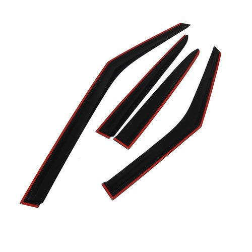 DURAFORCE For 2011-2017 Hyundai Sun Rain Guard Vent Deflectors 4X Window Visors