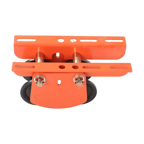 DURAFORCE 2200lbs/1 Ton I-Beam Manual Trolley Double Wheels 2.68"-4.33" Adjustable