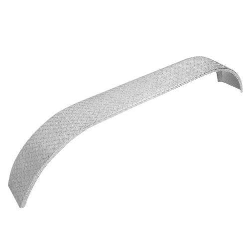 DURAFORCE 14"-16" Trailer Fender Tandem Axle Teardrop Diamond Tread Plate 72" L 18" H 9" W