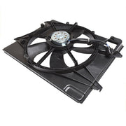 DURAFORCE Fit For 2015-2017 Sonata 2.4L Plastic Radiator AC Condenser Cooling Fan Assembly