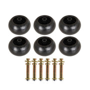 DURAFORCE 6Pk 5" AntiScalp Deck Wheel and Kit Exmark 103-3168 103-4051 103-7263 109-9011