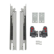 DURAFORCE 1 Pairs Undermount Drawer Slides 15 inch Undermount Soft Close Drawer Slides