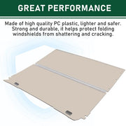 DURAFORCE For EZGO Medalist TXT 1994-2014 Tinted Fold Down Golf Cart Windshield Windscreen