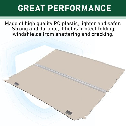 DURAFORCE For EZGO Medalist TXT 1994-2014 Tinted Fold Down Golf Cart Windshield Windscreen
