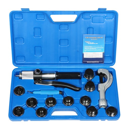 DURAFORCE 3/8" to 1-5/8" HVAC Hydraulic Swaging Tool Kit For Copper Tubing Expanding