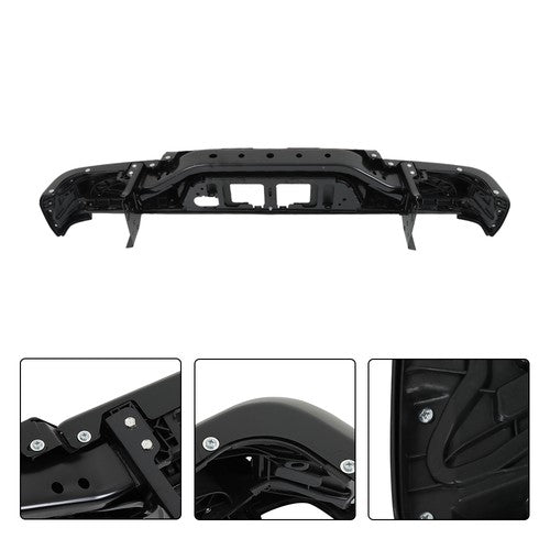 DURAFORCE Rear Step Bumper Assembly With Sensor Holes Black For Toyota Tacoma 2016-2023