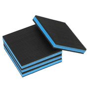 DURAFORCE 6" x 6" x 7/8" EVA Rubber Shock-absorbing Pad 4Pcs Anti Vibration Pads
