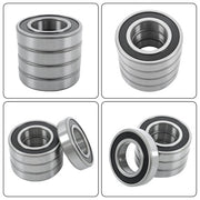 DURAFORCE (4 Pack) 6209-2RS Double Sealed Deep Groove Ball Bearings, 45x85x19 mm