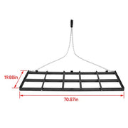 DURAFORCE For ATV/UTV/Tractor Driveway Yard Lawn Leveler 6FT Drag Harrow Powder Coated