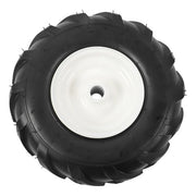 DURAFORCE 13x5.00-6" Rubber Tiller Tire & Wheel 1" Axle Size For Garden Tractor Tire 2Pack