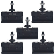 DURAFORCE 5Pcs OXA #1 250-001 Quick Change Turning Facing Tool Post Holder For Lathe CNC