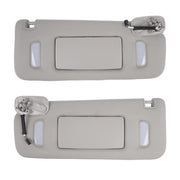 DURAFORCE Pair Gray Sun Visors Right Left for Chevrolet Silverado GMC Sierra 2500HD 07-13