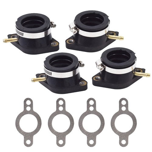 DURAFORCE Carburetor Intake Manifold Boot Set For Yamaha XJ550 Maxim 1981-1983 NEW