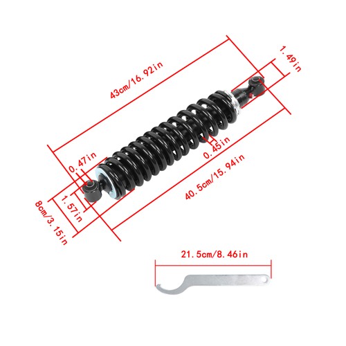DURAFORCE Rear Shocks 5UG-F2210-00-00 2004 For Yamaha Rhino 660 4x4 (YXR660FA)/(YXR660FAH)