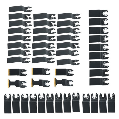 DURAFORCE Tool Blades Curved Edge Oscillating Saw Blades 50PCS Titanium Oscillating