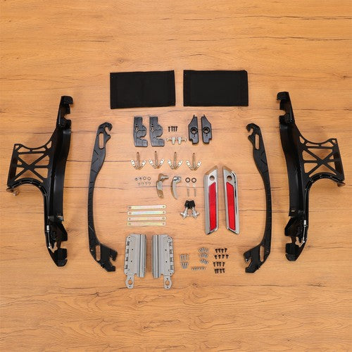 DURAFORCE Saddlebag Latch Hinge Lock Hardware Kit for Harley Touring 2014-2024