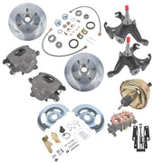 DURAFORCE For Chevy C10 Suburban Base Truck Front Disc Brake Conversion Kit 6 Lug Wheels