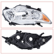 DURAFORCE Pair Set For Toyota Corolla 2009-2010 Headlight Replacement Halogen Clear L+R